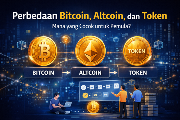 Perbedaan Bitcoin, Altcoin, dan Token Mana yang Cocok untuk Pemula