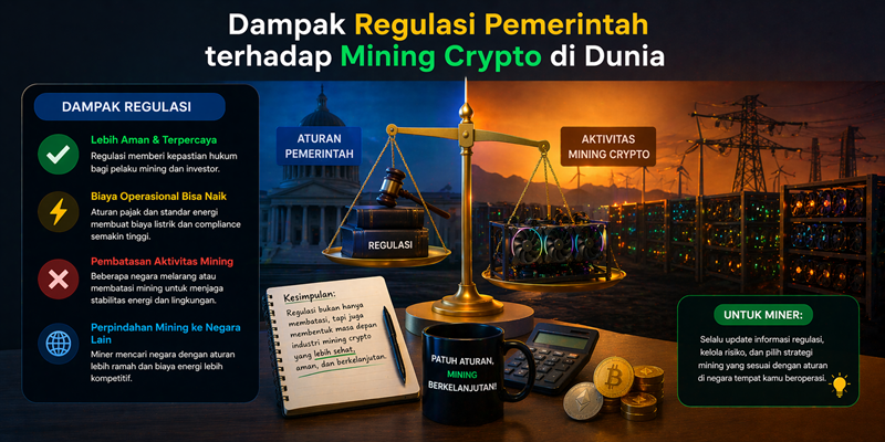 Dampak Regulasi Pemerintah terhadap Mining Crypto di Dunia